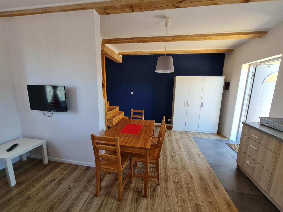 Domki Osada Kalinowa Leba Nowecin Sauna Dış mekan fotoğraf
