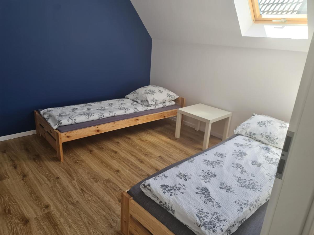 Domki Osada Kalinowa Leba Nowecin Sauna Dış mekan fotoğraf