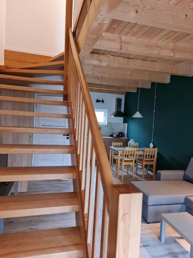 Domki Osada Kalinowa Leba Nowecin Sauna Dış mekan fotoğraf