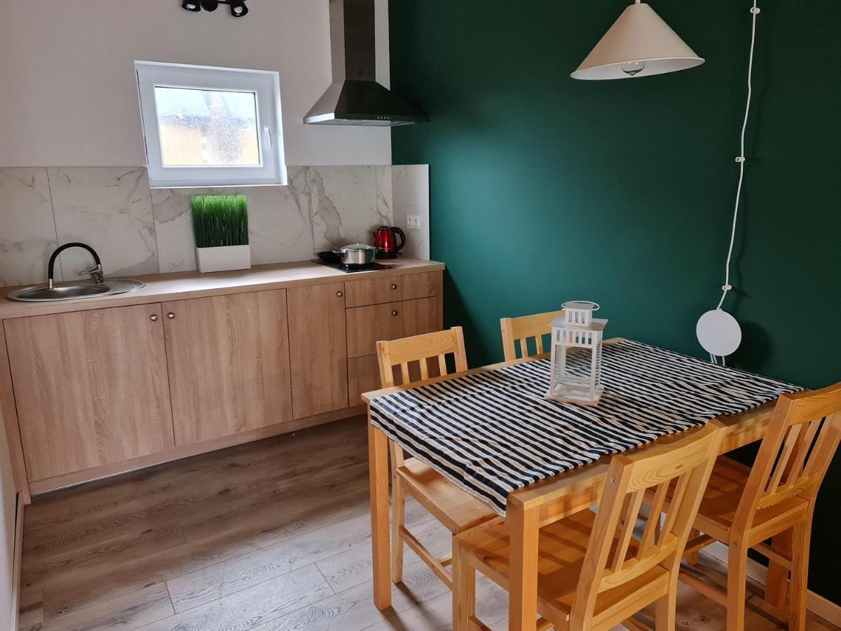 Domki Osada Kalinowa Leba Nowecin Sauna Dış mekan fotoğraf