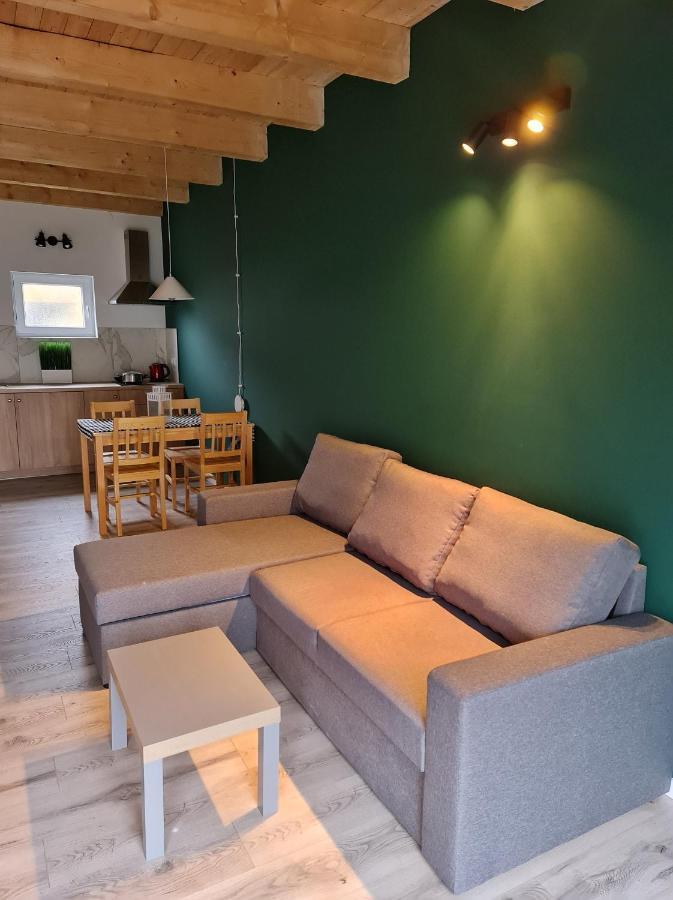 Domki Osada Kalinowa Leba Nowecin Sauna Dış mekan fotoğraf