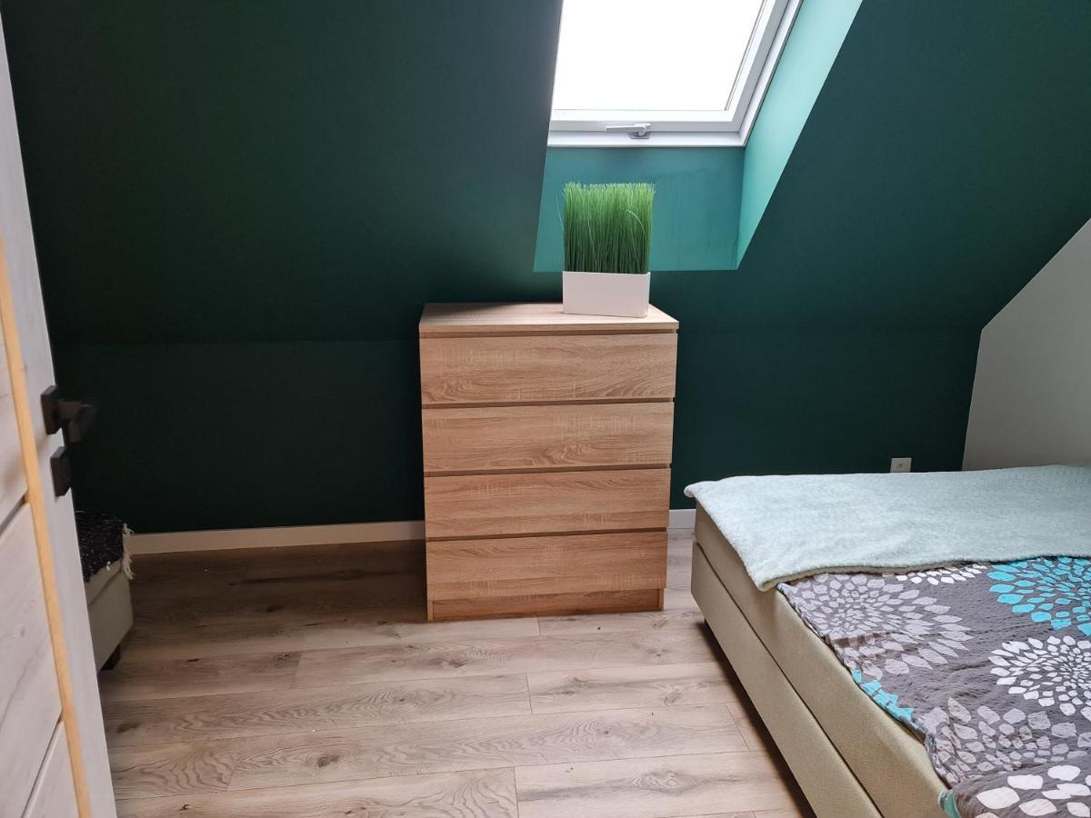 Domki Osada Kalinowa Leba Nowecin Sauna Dış mekan fotoğraf