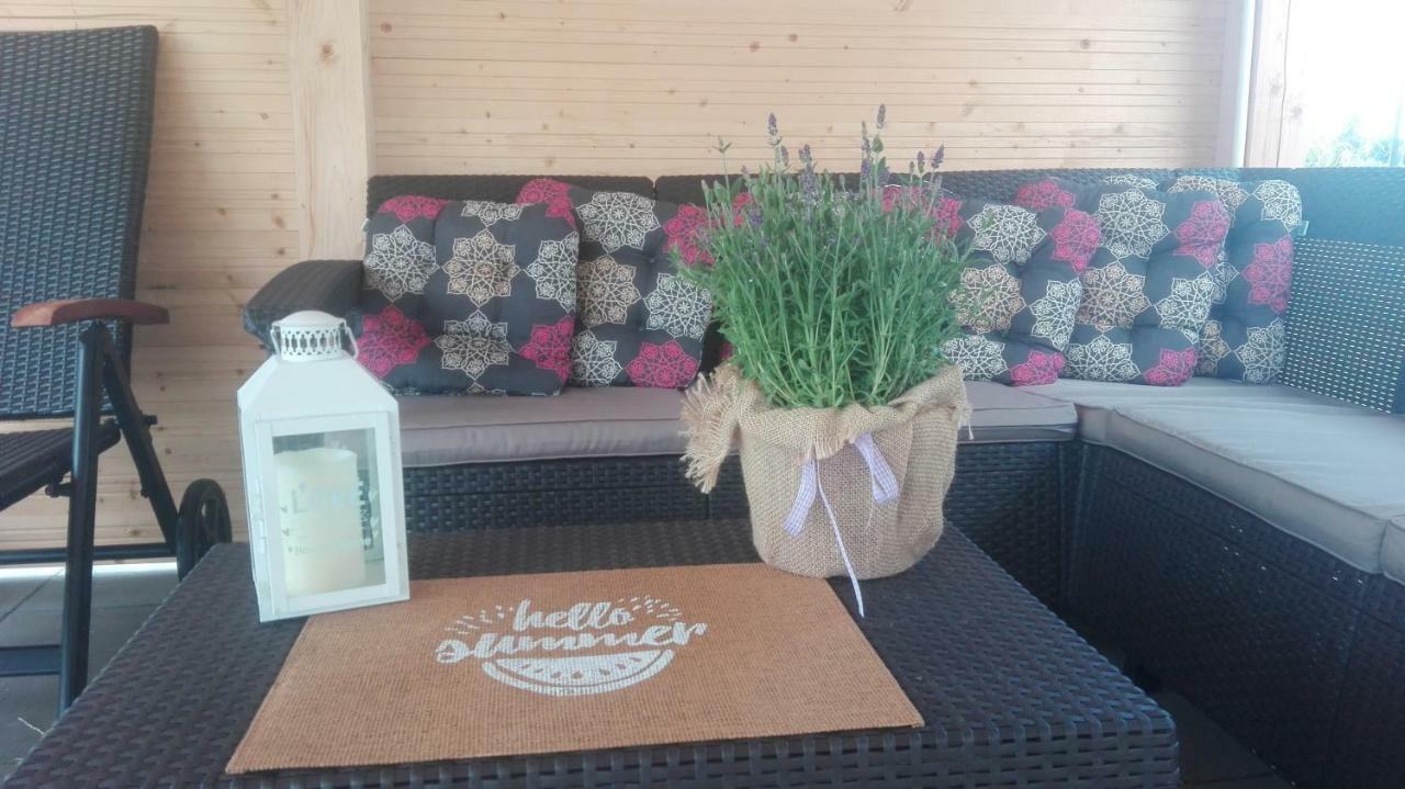 Domki Osada Kalinowa Leba Nowecin Sauna Dış mekan fotoğraf
